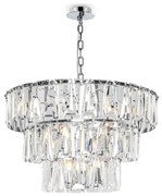 Maytoni MOD043PL-18CH - Luster na reťazi PUNTES 18xE14/40W/230V chróm