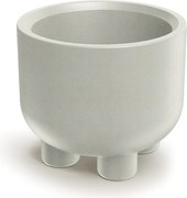 Kvetináč Moltas Okrúhly s nožičkami pieskový