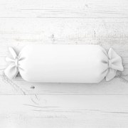 Biante Vankúš valec bonbon Rongo RG-045 Biely 15x40 cm
