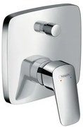 Sprchová a vaňová batéria Hansgrohe Logis bez podomietkového telesa chróm 71405000