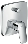 Sprchová a vaňová batéria Hansgrohe Logis bez podomietkového telesa chróm 71405000