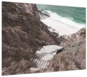 Obraz - Cesta k smaragdovému moru (70x50 cm)