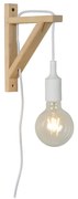 Lucide 08208/01/31 - Nástenné svietidlo FIX WALL 1xE27/60W/230V biela