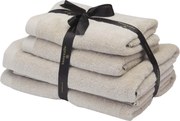 XXXLutz SADA FROTÉ UTERÁKOV, béžová Aquanova - Kúpeľňový textil - 008525027501