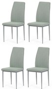 Sada jedálenských stoličiek DCL-379 GRN2, 4 ks