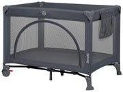 Lionelo - Cestovná postieľka LAURA Grey Concrete