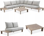 Záhradný roh na terasu Magellan Caffe Aluminium Furrore Veľký