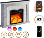 Elektrický krb DLC Home Retro Concrete EF 4