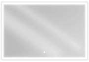 Mexen Navia kúpeľňové zrkadlo s podsvietením 120 x 80 cm, LED 6000K, ochrana proti zahmleniu - 9803-120-080-611-00