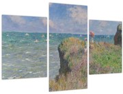 Obraz - Claude Monet, Cliff Walk at Pourville, reprodukcia (90x60 cm)