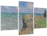 Obraz - Claude Monet, Cliff Walk at Pourville, reprodukcia (90x60 cm)