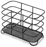 Čierny odkvapkávač na príbory z nehrdzavejúcej ocele – Addis