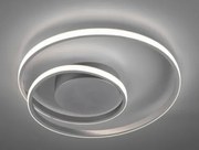 Stropné/nástenné osvetlenie Zibal, titanová farba%