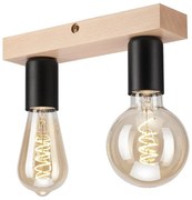 Prisadený luster VITO 2xE27/60W/230V buk