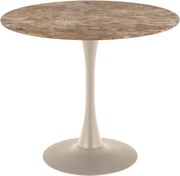 Okrúhly jedálenský stôl s keramickou doskou ø 90 cm Malta – Actona