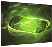 Moderný abstraktný sklenený obraz (70x50 cm)