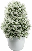 PLASTOVÝ KVETINÁČ LUNA CLASSIC 45,5X38 CM BIELA