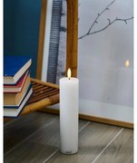 SIRIUS LED svíčka Sille, bílá, 20 cm