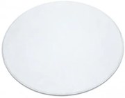 Protišmykový koberec POSH kruh Shaggy slonia kosť, plyš