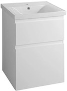 Aqualine Sapho, ALTAIR umývadlová skrinka 52x72,5x45 cm, biela
