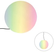 Inteligentná vonkajšia lampa biela 45 cm IP65 vrátane WiFi A60 - Nura