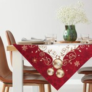VIANOČNÝ GOBELÍNOVÝ OBRUS MERRY1 100X100 CM VZOROVANÁ