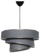 Závesný luster Couper - Anthracite, strieborná