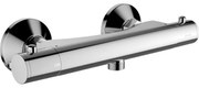 Omnires Mini, nástenná termostatická sprchová batéria, chrómová, OMN-MI1546CR