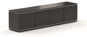 Závesná skriňa Creator 162,8 x 35 x 40 cm, biela / wenge
