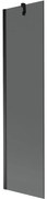 Mexen Next vaňová zástena jednokrídlová 50 x 150 cm, Grafitová čierna, Čierna - 895-050-000-00-40-70