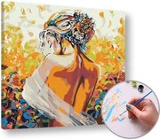 Maľovanie podľa čísel ŽENA – stredná náročnosť