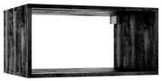 Policový box Naturel Stilla 30x60x44 cm čierna STILLAA03018