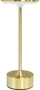 Nabíjateľná dotyková stolná LED lampa TAVOLO LED/2,5W/5V 2400 mAh 3000-6000K zlatá