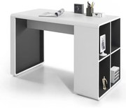 Písací stôl TEO biela/antracit
