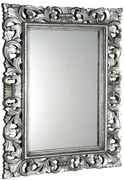 Sapho Sapho, SCULE zrkadlo v ráme, 70x100cm, strieborná Antique, IN156