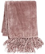 Ružová deka z mikroplyšu Tiseco Home Studio, 130 x 170 cm