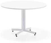 Okrúhly stôl SANNA, Ø1100x720 mm, biela