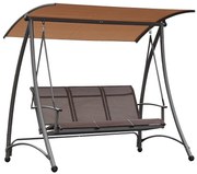 Záhradná hojdačka hnedá