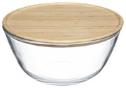Sklenená šalátová miska s pokrievkou Smart 2,7l