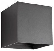 Redo 90176-LED Vonkajšie nástenné svietidlo VARY 2xLED/6W/230V 4000K IP54 antracit UN1476