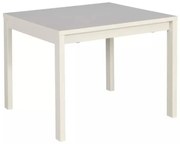 Konferenčný stolík FROST 50x50 cm, krémový