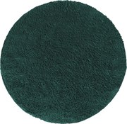 DY Tmavozelený okrúhly shaggy koberec Camel Rozmer: 60 cm