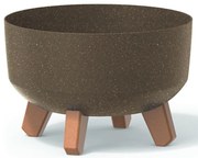 Kvetináč Gracia Eco Wood Standard 400 - káva eco