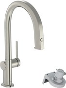 Hansgrohe Aqittura M91, filterSystem 210, vyťahovací výtok, 1jet, vzhľad nerezu, HAN-76803800