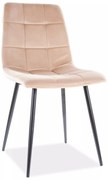 Stolička Mila Velvet Béžová