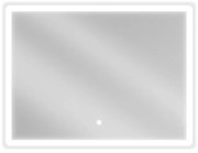 Mexen Navia kúpeľňové zrkadlo s podsvietením 80 x 60 cm, LED 6000K, ochrana proti zahmleniu - 9803-080-060-611-00