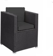 Kreslo pre nábytok FELIX ARM čierna, antracit