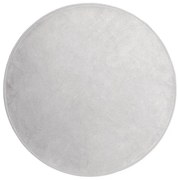 Kúpeľňový koberček Miami Viscose strieborný kruh