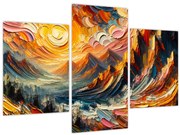 Obraz - Hory zalité slnkom (90x60 cm)