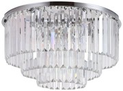 Toolight - Krištáľové stropné svietidlo 7xE14 40W Glamour APP780-7C, chrómová, OSW-05032